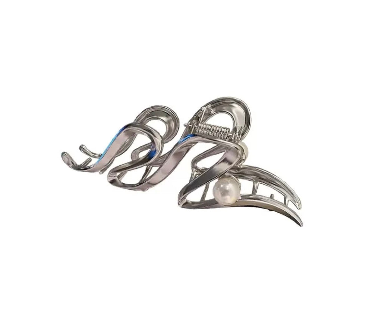 Elegante Haarspange mit Perlen-Design