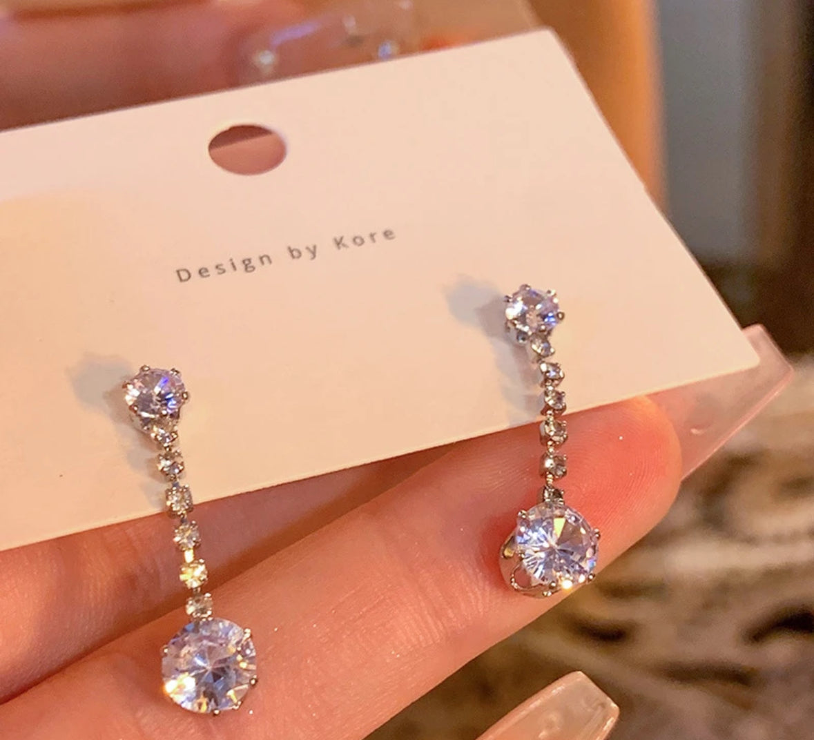 Elegante Zirkonia Ohrhänger