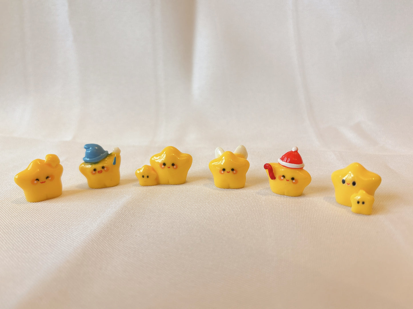 Stern Figuren 6er Set kawaii Mini Deko – Little Shark
