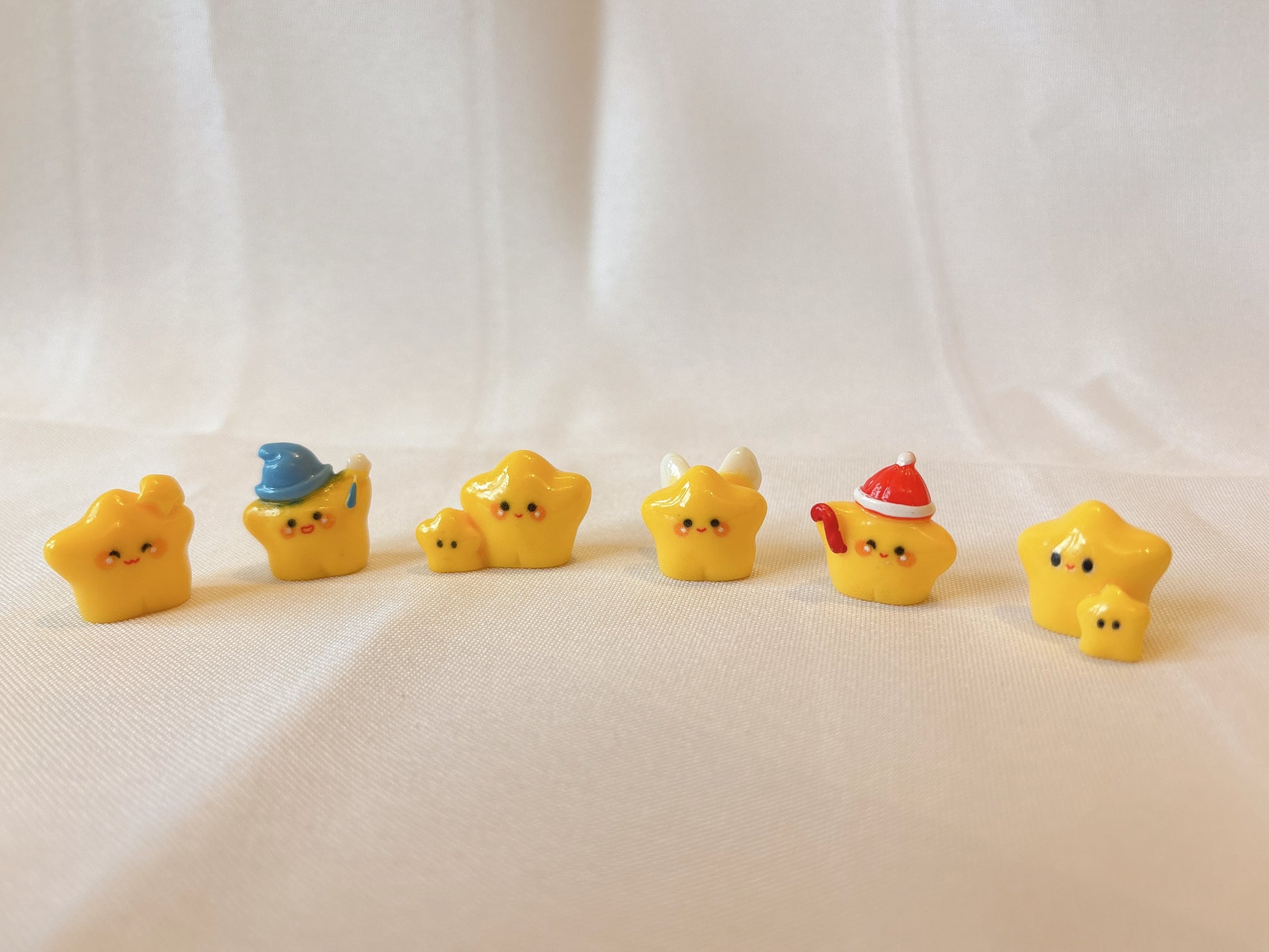 Stern Figuren 6er Set kawaii Mini Deko – Little Shark
