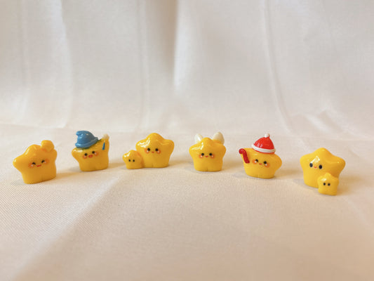 Stern Figuren 6er Set kawaii Mini Deko – Little Shark