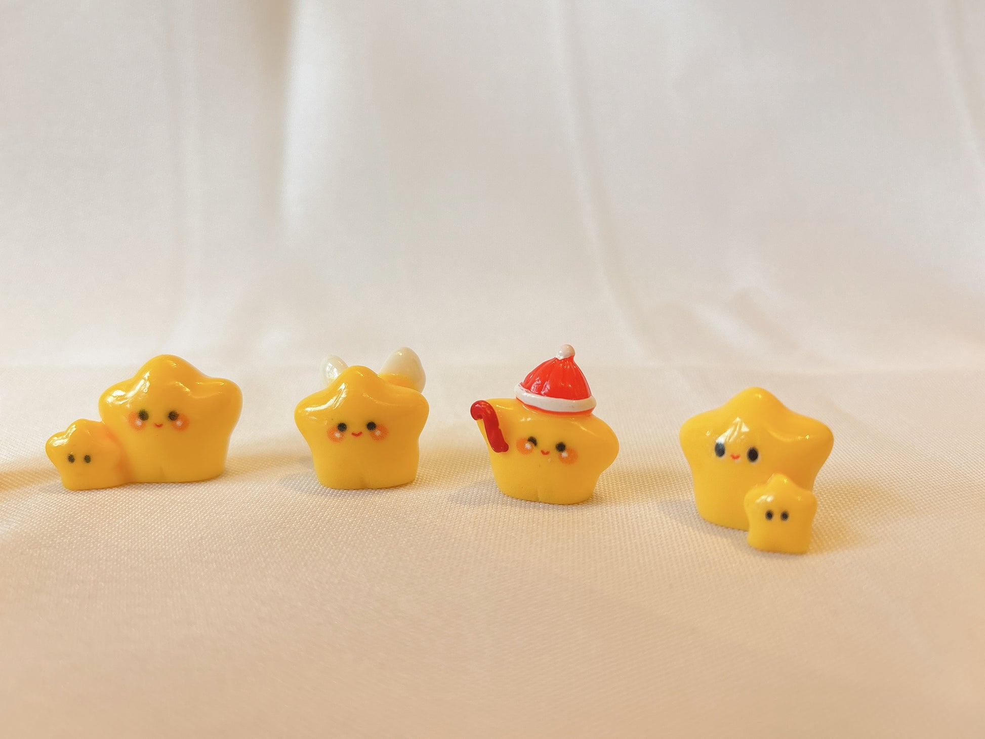 Stern Figuren 6er Set kawaii Mini Deko – Little Shark